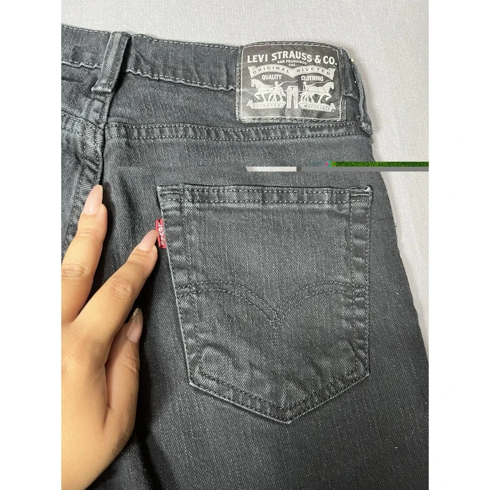 Levi's Mens Denim Shorts W29 Black Cotton